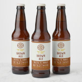Bierlabel voor Brown Ale fles Bier Etiket (Flessen)