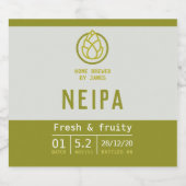 Bierlabel voor NEIPA ambachtelijke verkoop of home Bier Etiket (Enkel label)