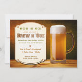 Bierlederen klinknagels Brew N 'Que Kaart (Voorkant)