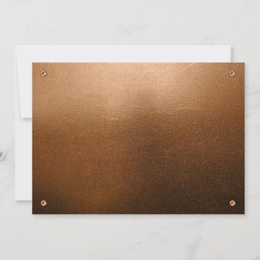 Bierlederen klinknagels Brew N 'Que Kaart (Achterkant)