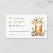 Bierliefde is brouwen hoeveel kussen Vrijgezellenf Informatiekaartje (Voorkant)