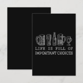 Bierliefhebber | Belangrijke keuzes Bier Kaart (Voorkant / Achterkant)