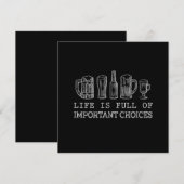 Bierliefhebber | Belangrijke keuzes Bier Kaart (Voorkant / Achterkant)