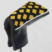 Bierliefhebbers bord golfheadcover (3/4 voorkant)