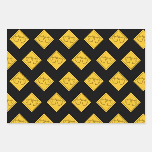 Bierliefhebbers bord inpakpapier vel (Voorkant 2)