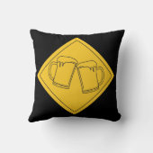 Bierliefhebbers bord kussen (Achterkant)