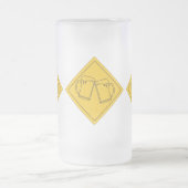 Bierliefhebbers bord matglas bierpul (Center)