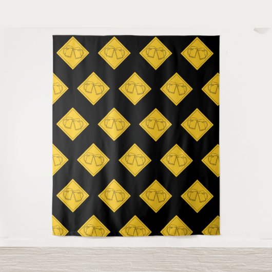 Bierliefhebbers bord wandkleed (Voorkant)