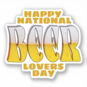 Bierliefhebbers Dag Sticker