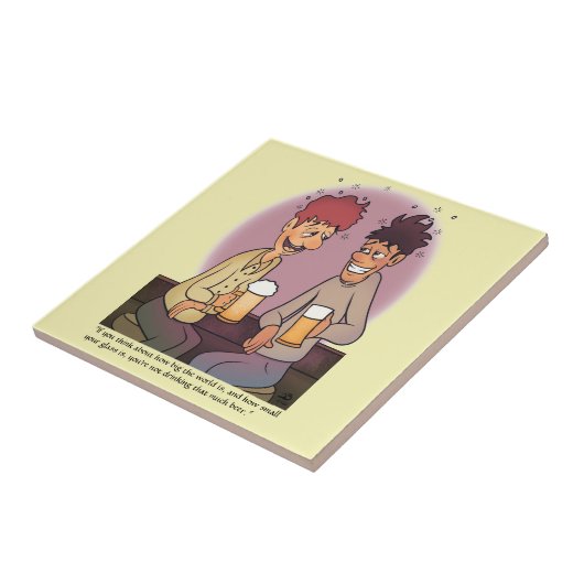 Biermaatjes Keramische Tegel Tegeltje (Zijkant)