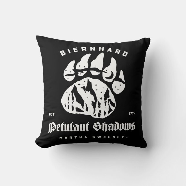 Biernhard Beren Petulant Shadows Two-Tone Kussen (Voorkant)