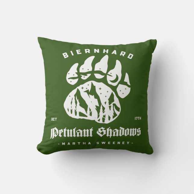 Biernhard Beren Petulant Shadows Two-Tone Kussen (Voorkant)
