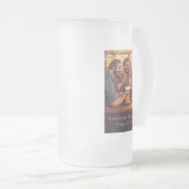 biernoteringen matglas bierpul (Voorkant rechts)