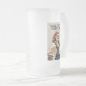 biernoteringen matglas bierpul (Voorkant rechts)