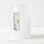 biernoteringen matglas bierpul (Voorkant links)