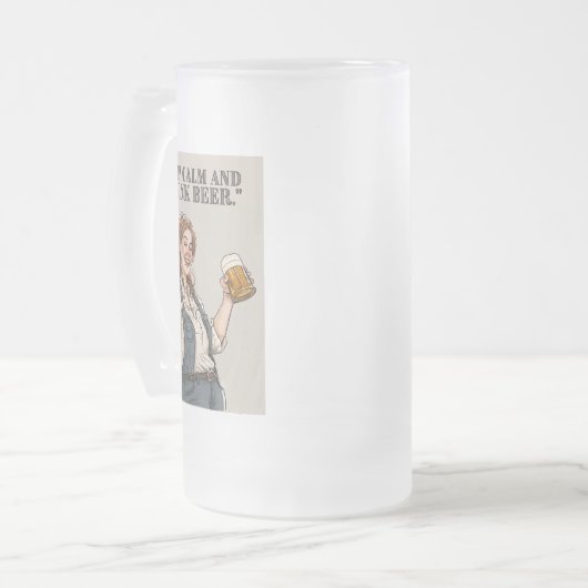 biernoteringen matglas bierpul (Voorkant links)