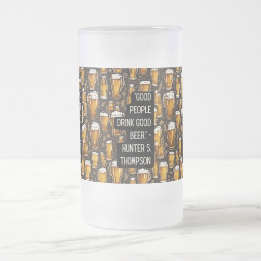 biernoteringen matglas bierpul (Center)