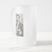 biernoteringen matglas bierpul (Voorkant links)