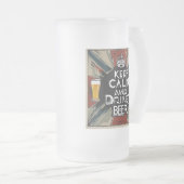 biernoteringen matglas bierpul (Voorkant rechts)