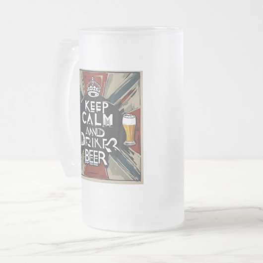 biernoteringen matglas bierpul (Voorkant links)