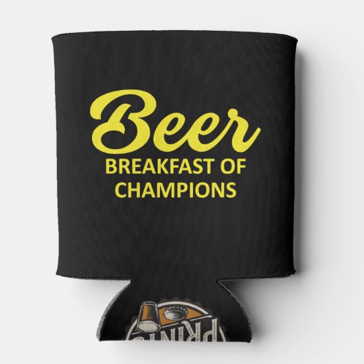 Bierontbijt van Champions Blikjeskoeler (Achterkant)