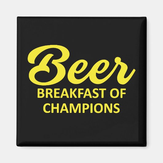 Bierontbijt van Champions Magneet (Voorkant)