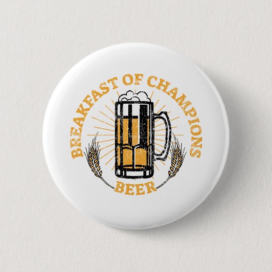 Bierontbijt van Champions Ronde Button 5,7 Cm (Voorkant)