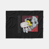 Bierosaurus Bierosaurier Bier Alcohol - Bier Fleece Deken (Voorkant (Horizontaal))