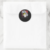 Bierosaurus Bierosaurier Bier Alcohol - Bier Ronde Sticker (Tas)