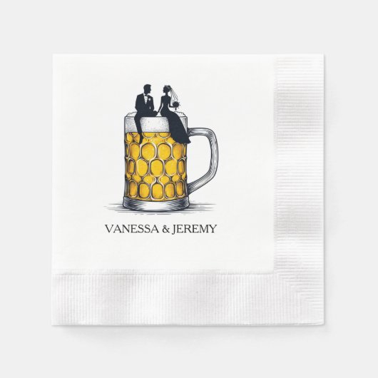 bierpaar servet (Voorkant)