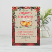 Bierparty Holiday Brewery Uitnodiging (Staand voorkant)