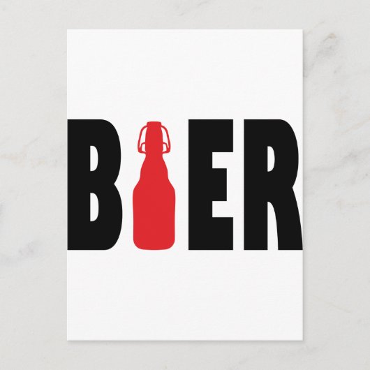 Bierpictogram Briefkaart (Voorkant)