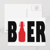 Bierpictogram Briefkaart (Voorkant / Achterkant)