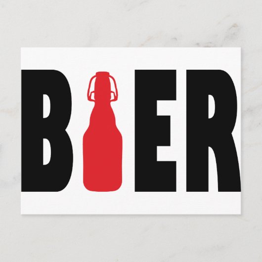 Bierpictogram Briefkaart (Voorkant)