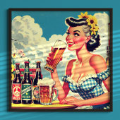 Bierpin Up Poster