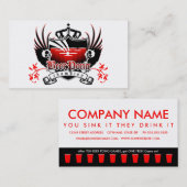 bierpong champion punch klantenkaartje (Voorkant / Achterkant)