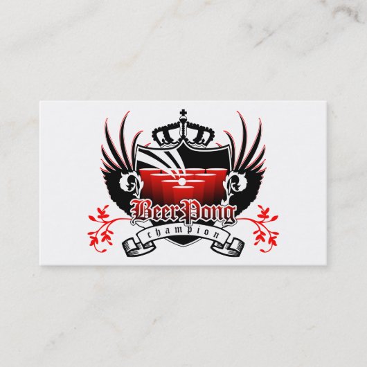 bierpong champion punch klantenkaartje (Voorkant)
