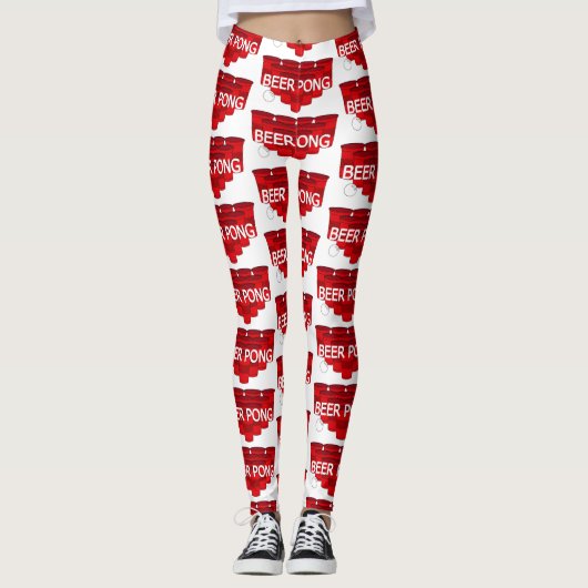 bierpong leggings (Voorkant)