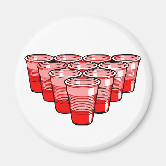 bierpong magneet (Voorkant)
