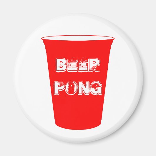 bierpong magneet (Voorkant)