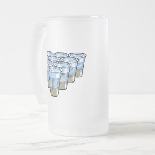 bierpong matglas bierpul (Voorkant links)