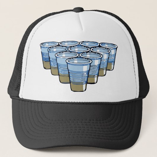 bierpong trucker pet (Voorkant)