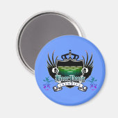 bierpongkampioen royal crest magneet (Voorkant / Achterkant)