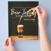 Bierproeverij Brouwerij Flyer Poster (Hand)