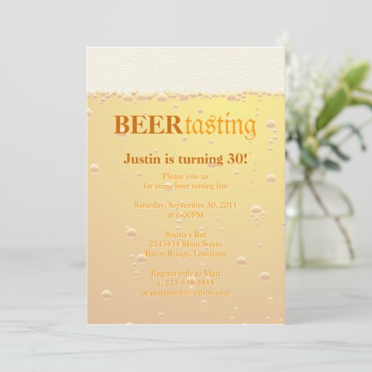 Bierproeverij Kaart (Staand voorkant)