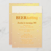 Bierproeverij Kaart (Voorkant / Achterkant)