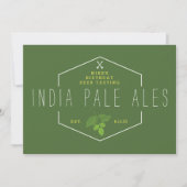 Bierproeverij Party Signage, IPA, India Bleke Ale Kaart (Voorkant)