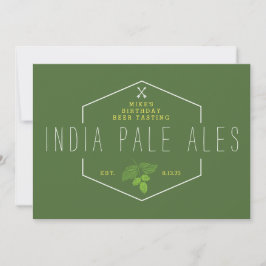 Bierproeverij Party Signage, IPA, India Bleke Ale Kaart