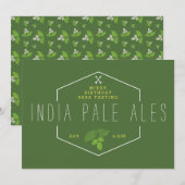 Bierproeverij Party Signage, IPA, India Bleke Ale Kaart (Voorkant / Achterkant)