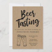 Bierproeverij Uitnodiging (Voorkant)